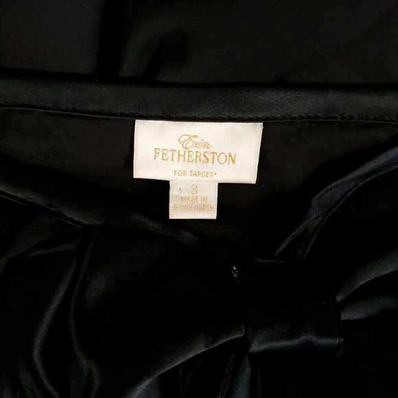 Erin Fetherston Target Black Tiered Bow Flapper Mini Dress 3 - Picture 6 of 6